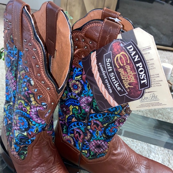 🤩HP🤩 Ladies Dan Post Boots NWT Size 8.5 - Picture 2 of 11